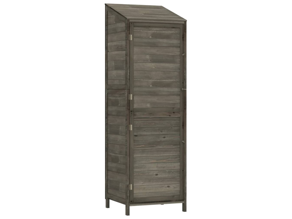 Abrigo de Madeira MAISON EXCLUSIVE 55x52x174,5 cm de Abeto Maciça Antracite