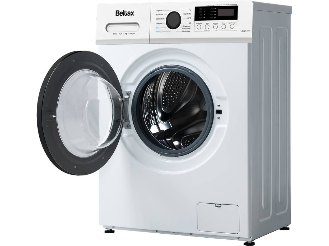 Máquina de Lavar Roupa BELTAX BML1407 (7 kg - 1400 rpm - Branco)