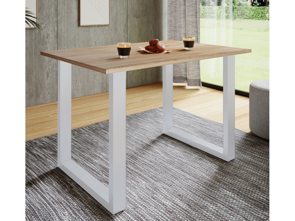 Mesa De Jantar De Madeira Mesa De Cozinha Xona X 140x80 Vcm
