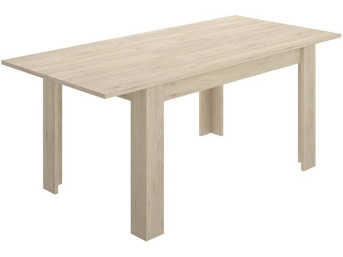 Mesa Extensível Balkis VENTE-UNIQUE (Natural Claro - Aglomerado e derivados de madeira - 190x90x77 cm)