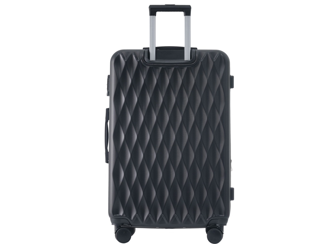Mala De Viagem Rígida, Mala Com Rodinhas, Mala De Viagem, Bagagem De Mão Com 4 Rodas, Material Abs, Trava Alfandegária Tsa, 432766, Preta