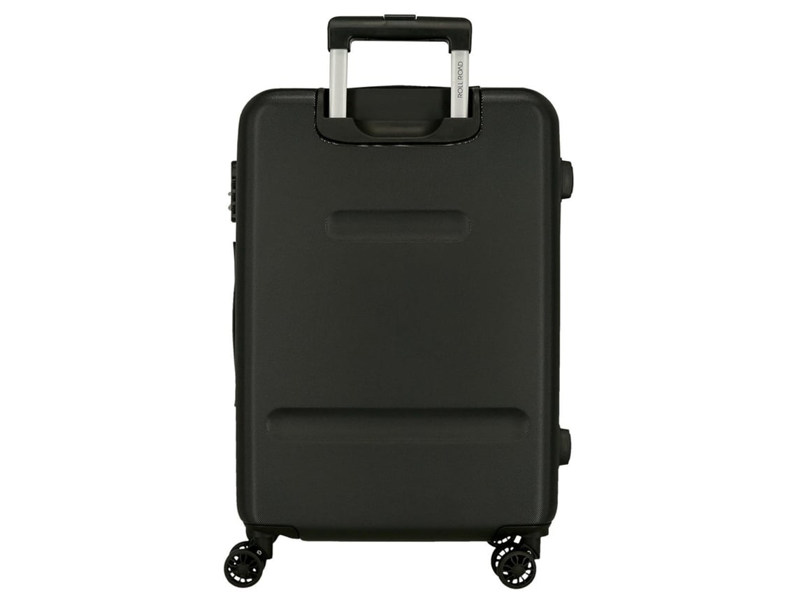 Conjunto de 3 Malas de Viagem ROLL ROAD Flex Preto (55/65/75cm - 35/56/91L)