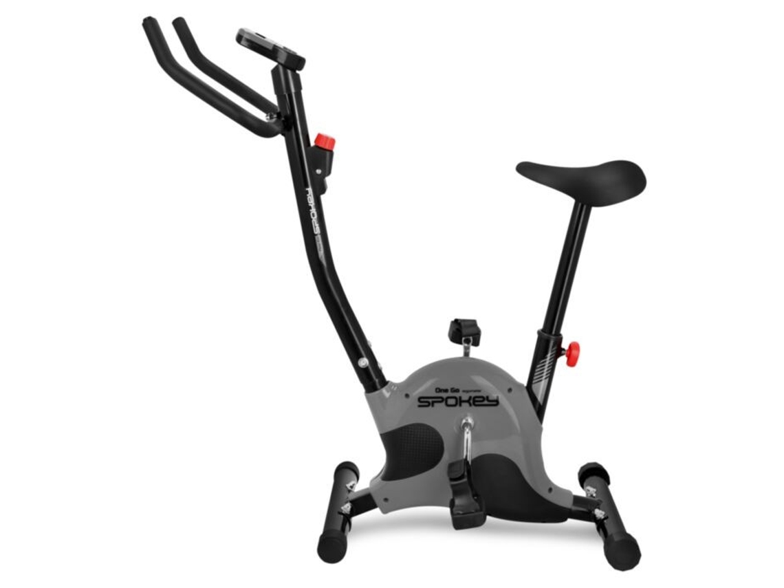 Bicicleta De Exercício Mecânica Spokey Onego Cinzenta