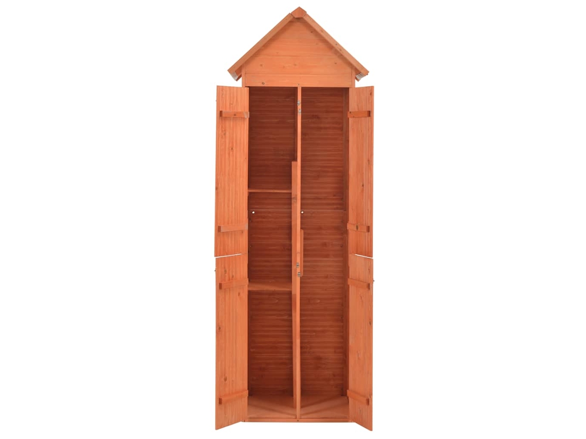 Abrigo de Madeira VIDAXL Brown (71x60x213 cm)