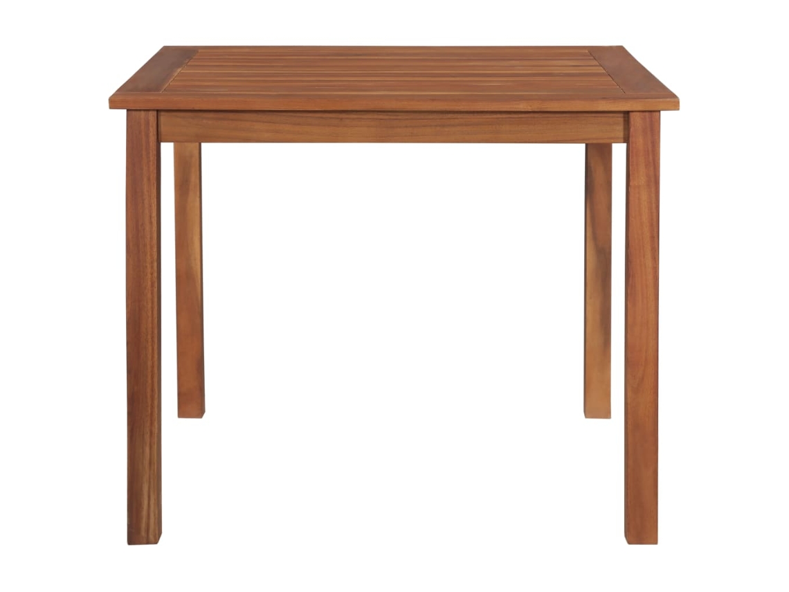 Mesa de Jardim 85X85X74 Cm Madeira de Acácia Maciça NONAME