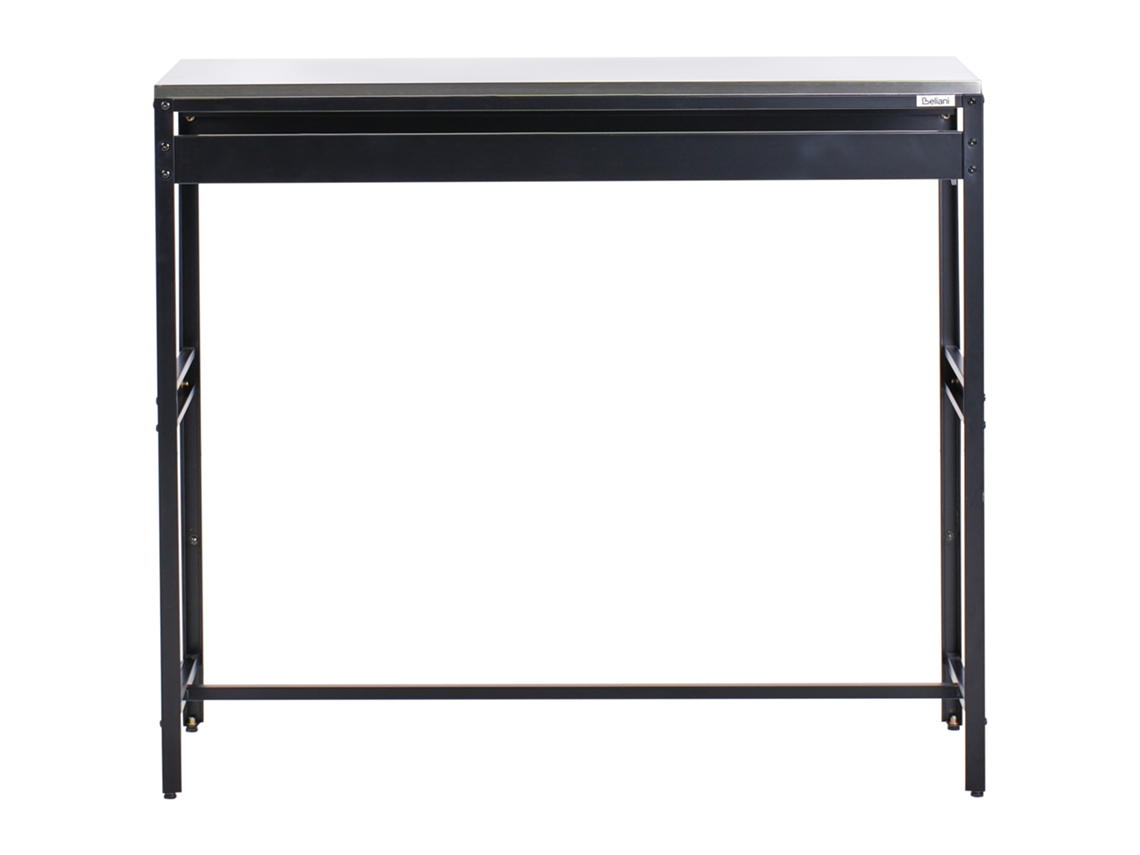 Mesa De Bar Para Exterior Maenza Metal Preto Beliani