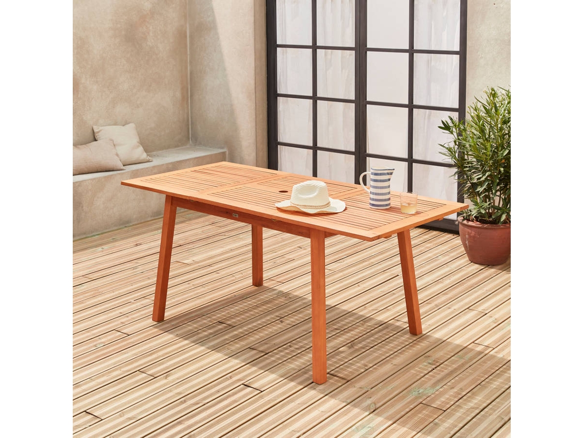 Mesa de Jardim SWEEEK Almeria (6 Lugares - 120-180Cm)