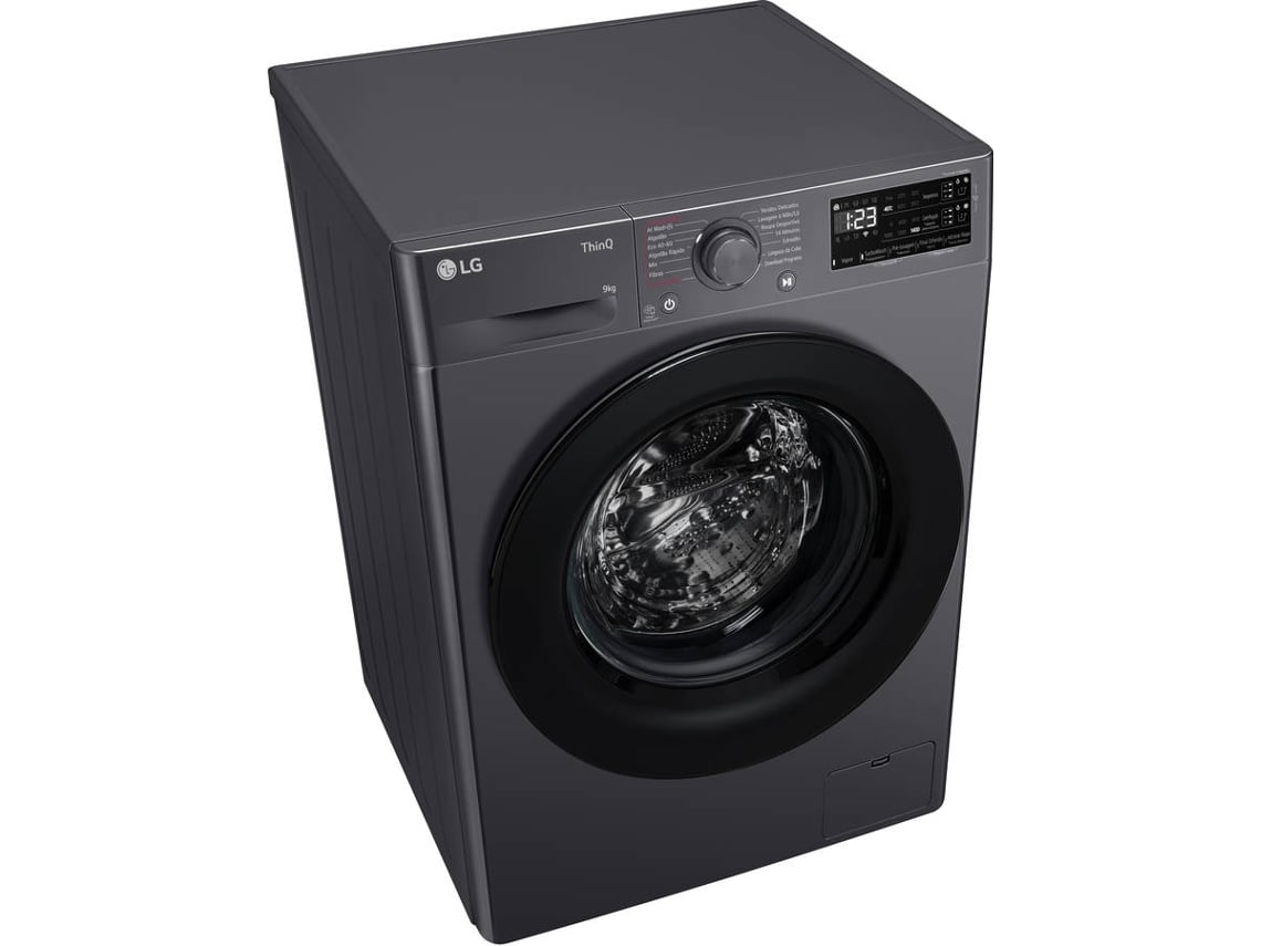 Máquina de Lavar Roupa LG F4WR359S6M (9 kg - 1400 rpm - Preto)