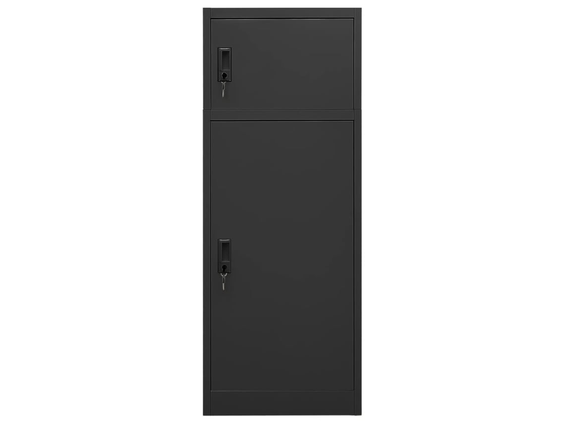 Armário de Exterior VIDAXL Para Selas Antracite Aço (53x53x140 cm)