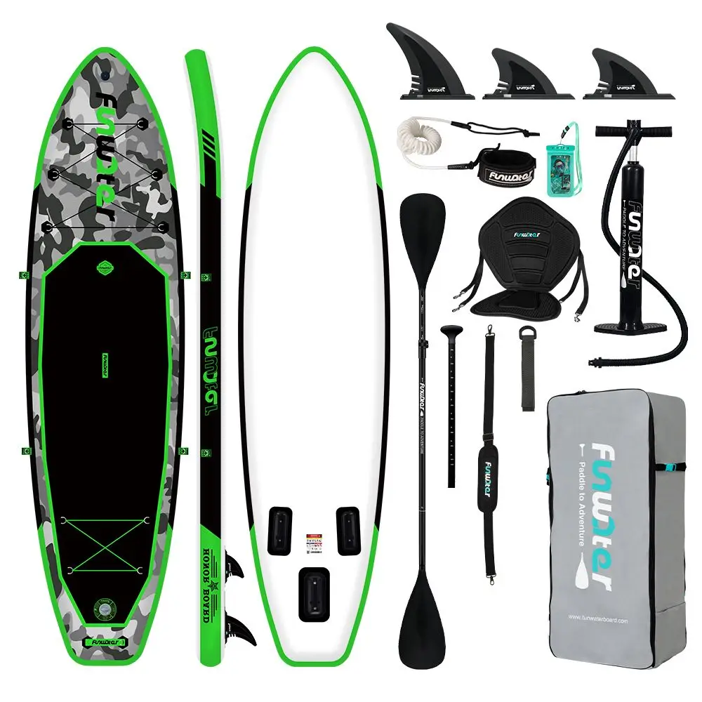 Prancha De Paddle Inflã¡vel, Pvc Durã¡vel, Versã¡til Para Pesca E Passeios, Supfw10a Oem