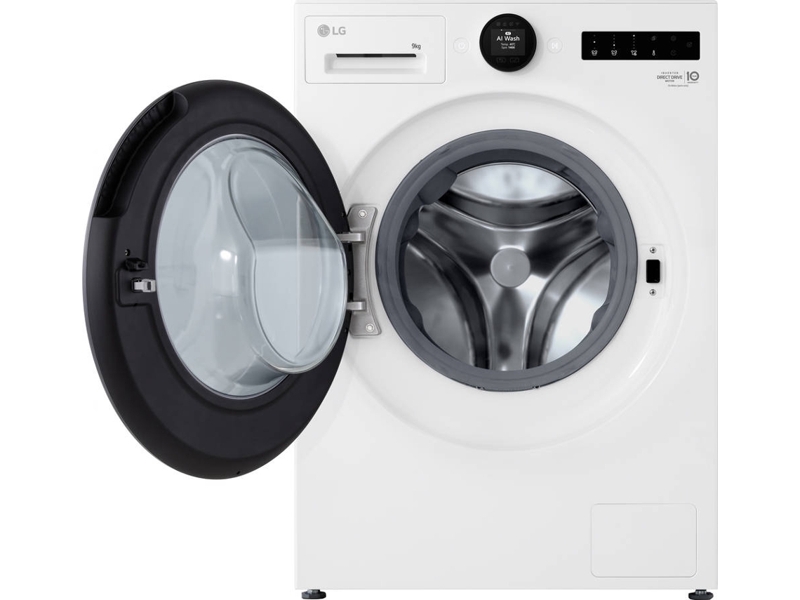 Máquina de Lavar Roupa LG F4X9009TWCE  (9 kg - 1400 RPM - Branco)