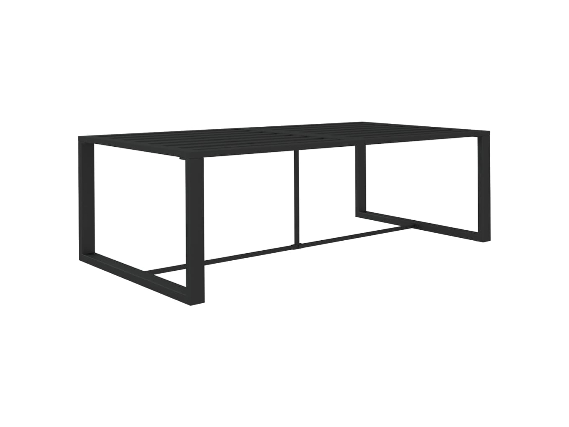 Mesa de Jantar de Exterior 120X60X66 Cm Alumínio Antracite NONAME