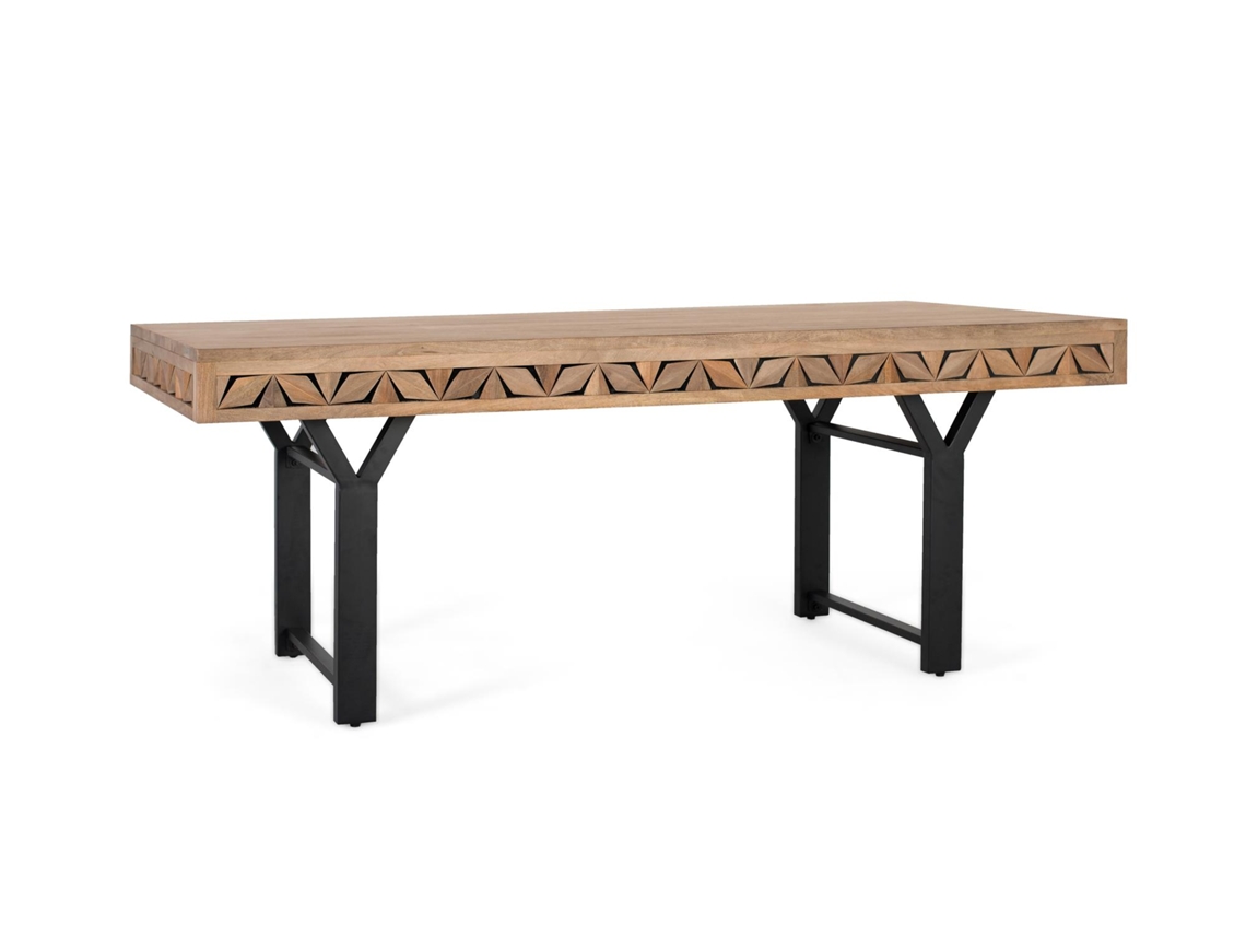 Mesa De Jantar Retangular Em Madeira De Manga 200 Cm Giner Y Colomer