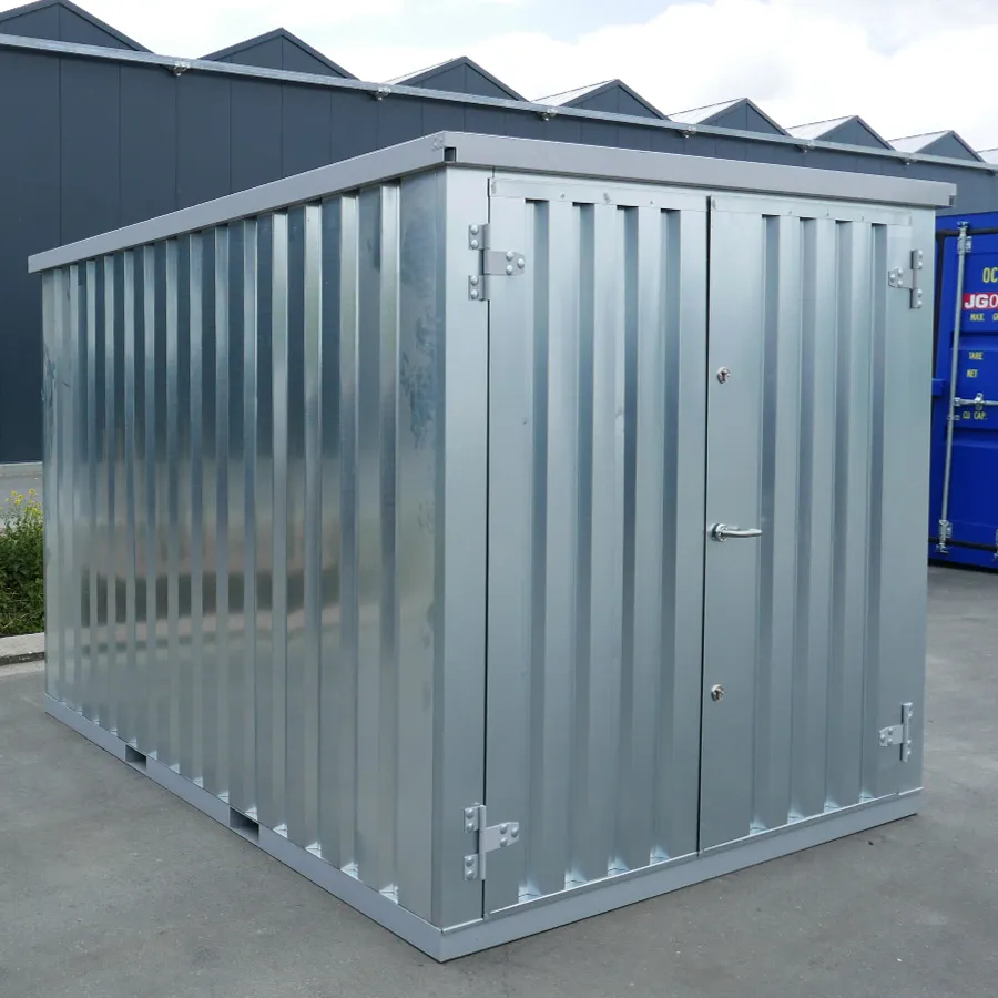 Abrigo FOCO 3x2 Porta Dupla Curto Em Galvanizado