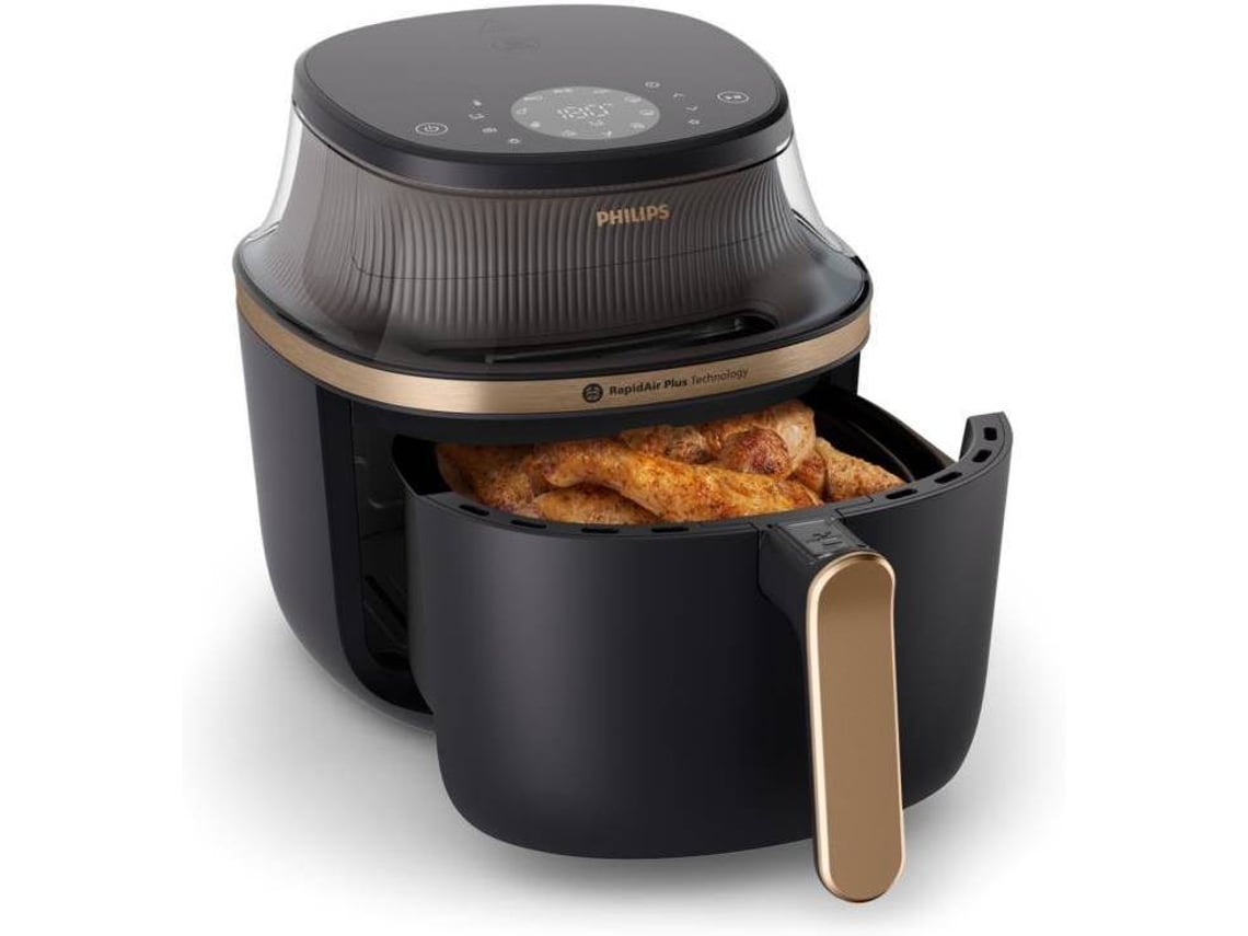 Fritadeira Philips 3000 series NA342/00 (7 L - 2000 W - Preto e Dourado)