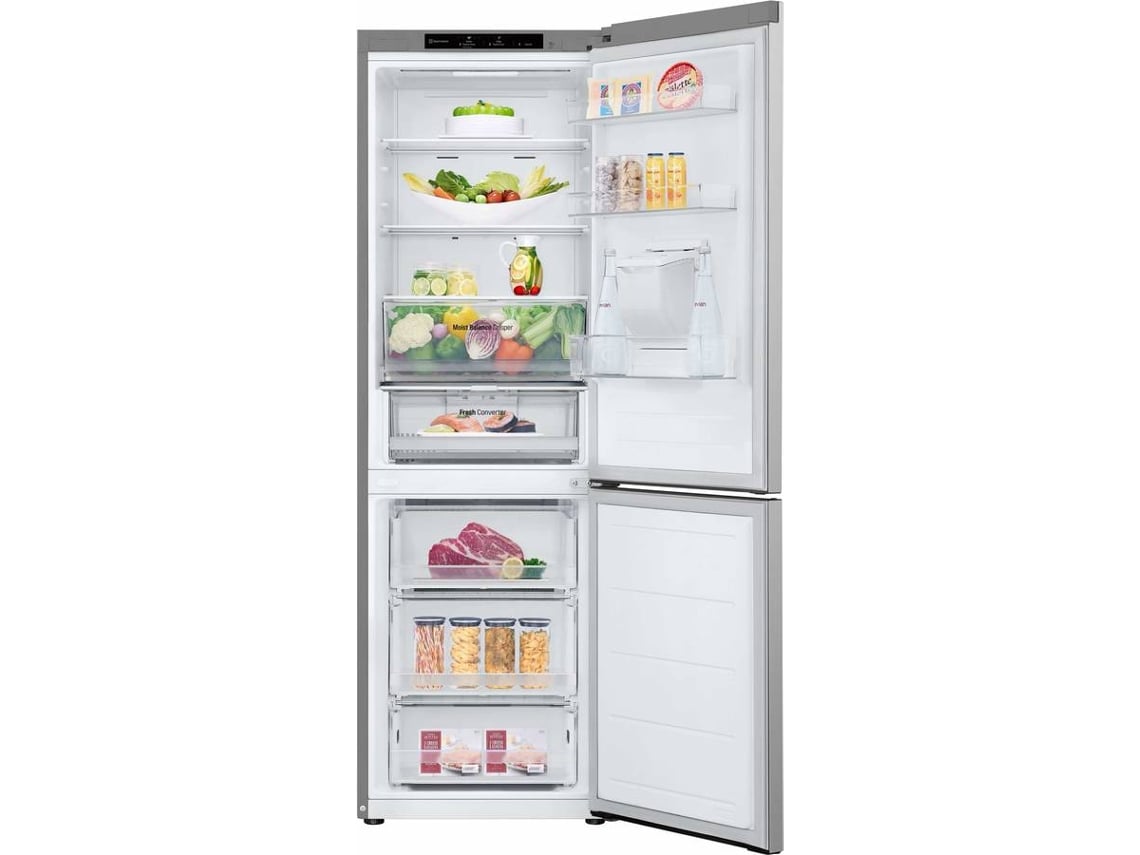 Frigorífico Combinado LG GBF3102DPY (No Frost - 186 cm - 344 L - Cinzento)