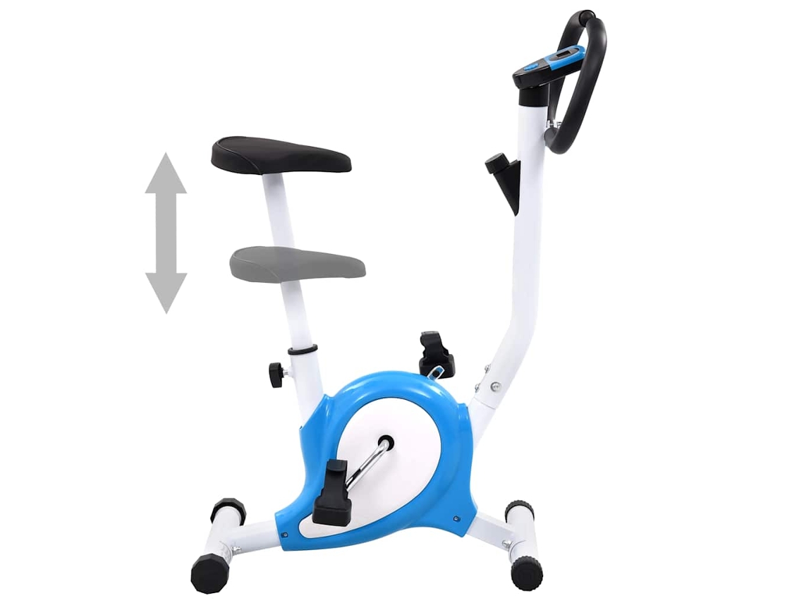 Bicicleta estática VIDAXL Azul