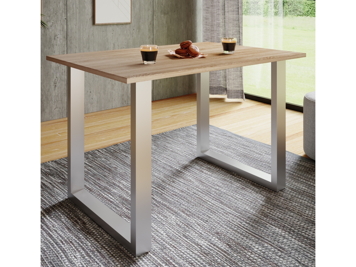 Mesa De Jantar De Madeira Mesa De Cozinha Xona X 140x80 Vcm