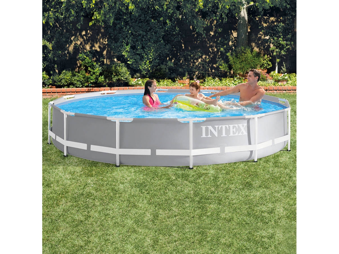 Piscina Tubular INTEX Prisma Frame Redonda (5 pessoas - 366x76cm - 6.503L)