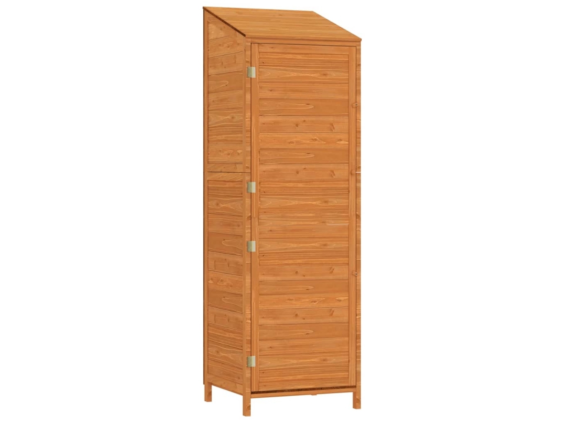 Abrigo de Madeira MAISON EXCLUSIVE 55x52x174,5 cm de Abeto Maciça Castanho