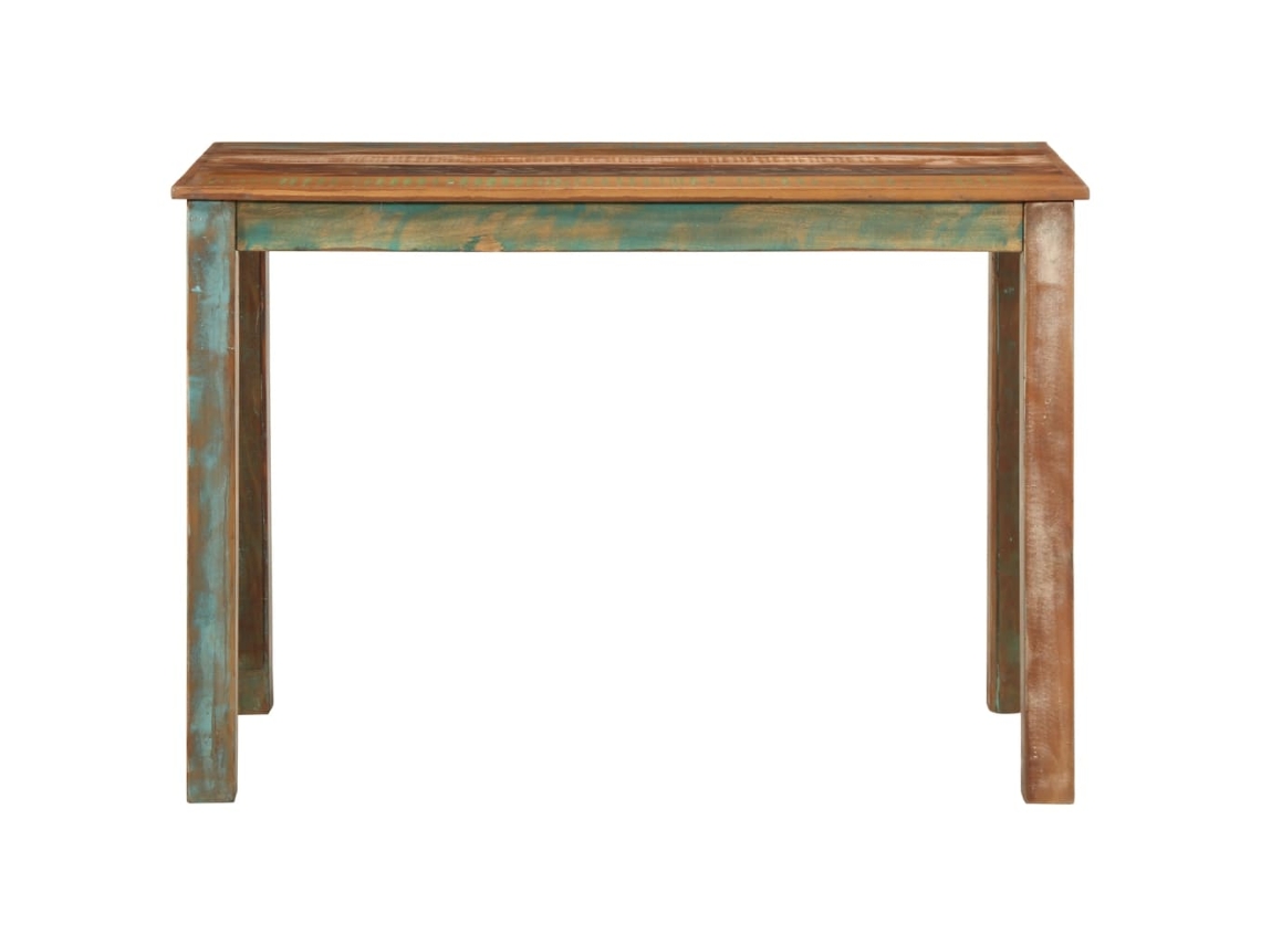 Mesa De Jantar 110x55x76 Cm Madeira Recuperada Maciça Haochrymec