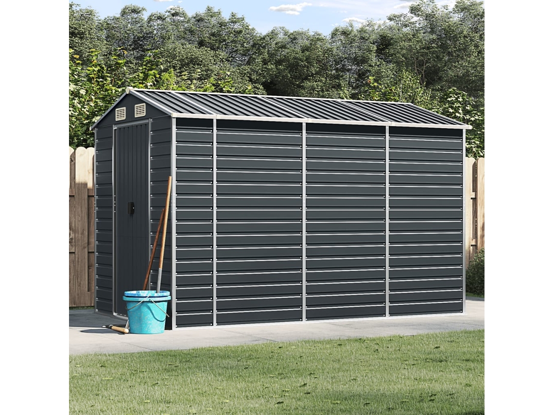 Abrigo VIDAXL Antracite Aço (191x300x198 cm)