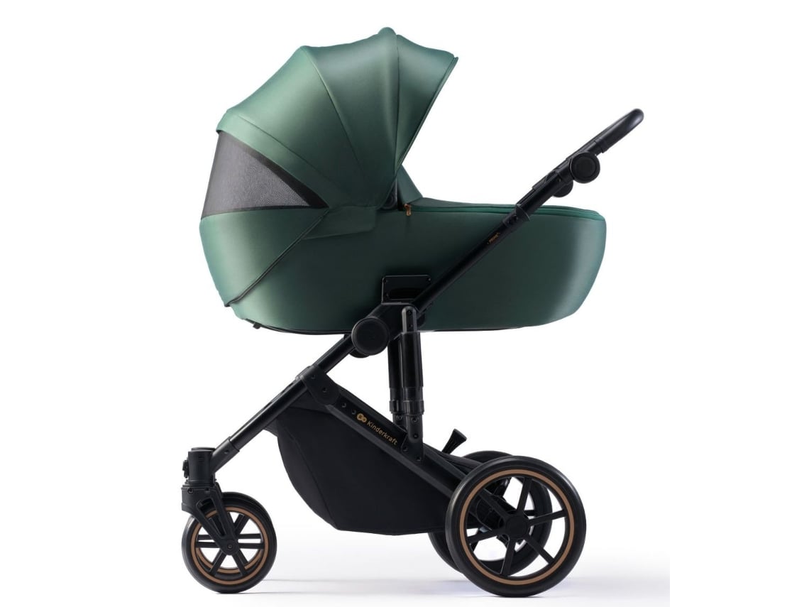 Carrinho de Bebê 2 em 1 Prime 2 Até 22 kg Dark Green KINDERKRAFT