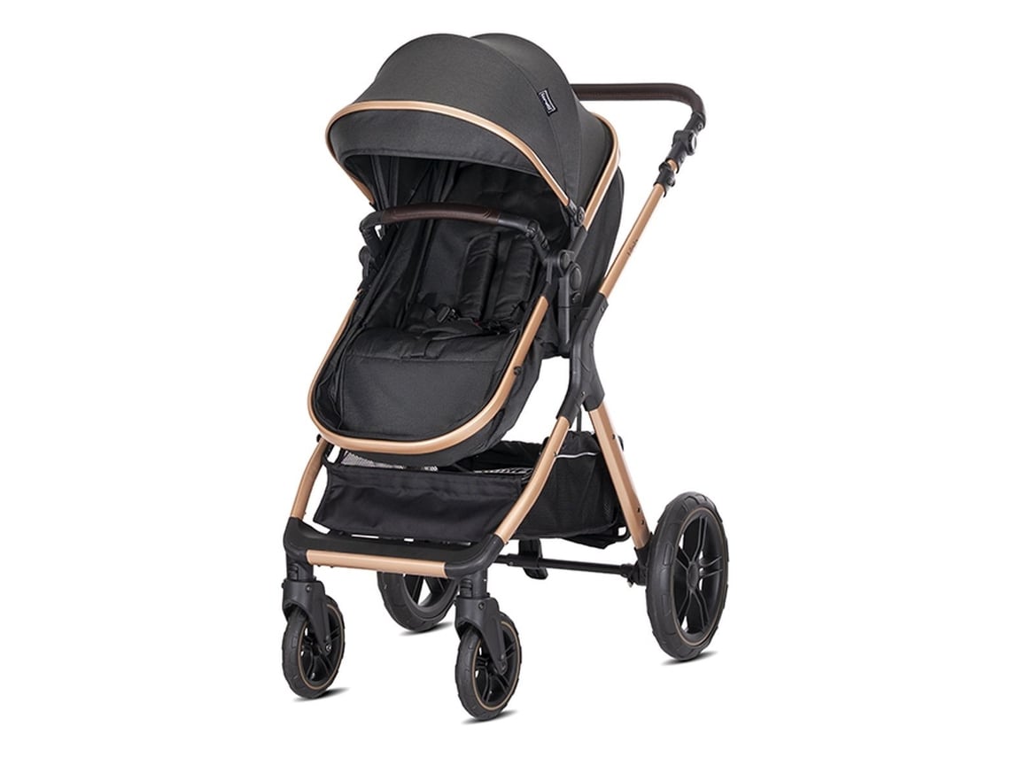 Carrinho De Passeio Trio Conversível Viola Até 22 Kg Da Lorelli Black