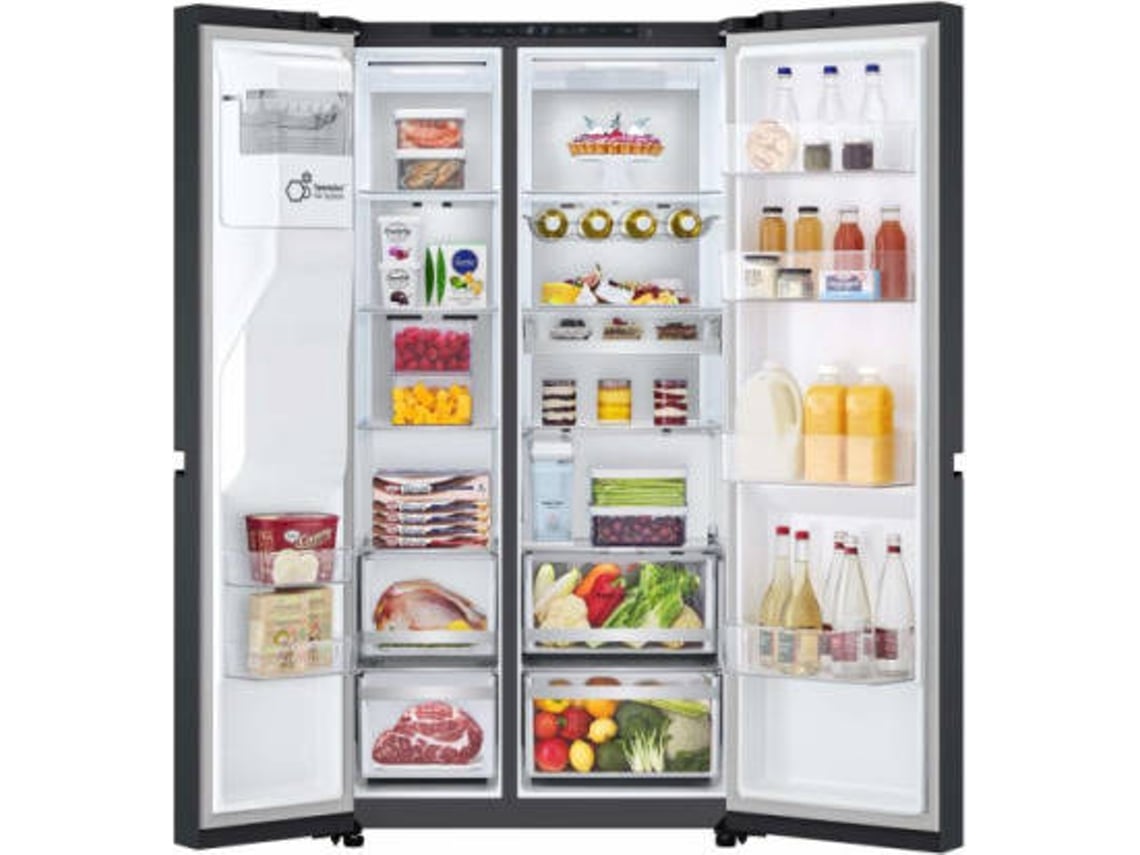 Frigorífico Americano LG GSLE91EVAC (No Frost - 179 cm - 628 L - Preto)