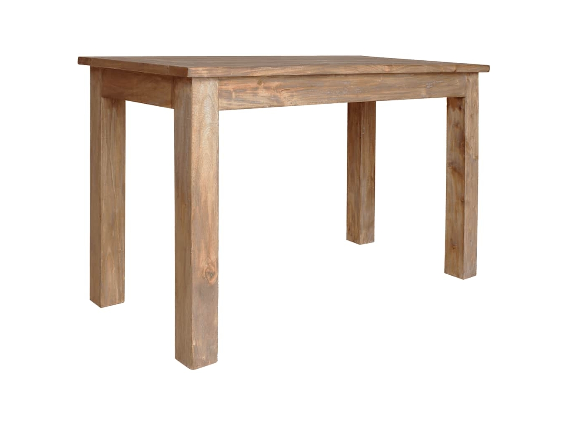 Mesa De Jantar | Mesas De Refeição Madeira De Mogno Maciça 120x60x77 Cm Lovely Home