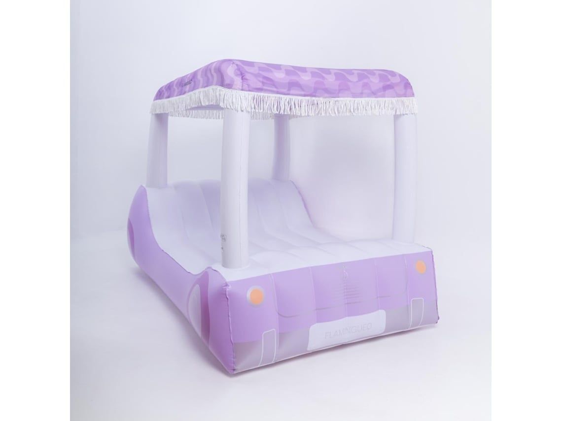 Flutuador Gigante De Praia E Uma Piscina Caravana De Pvc Púrpura Flamingueo