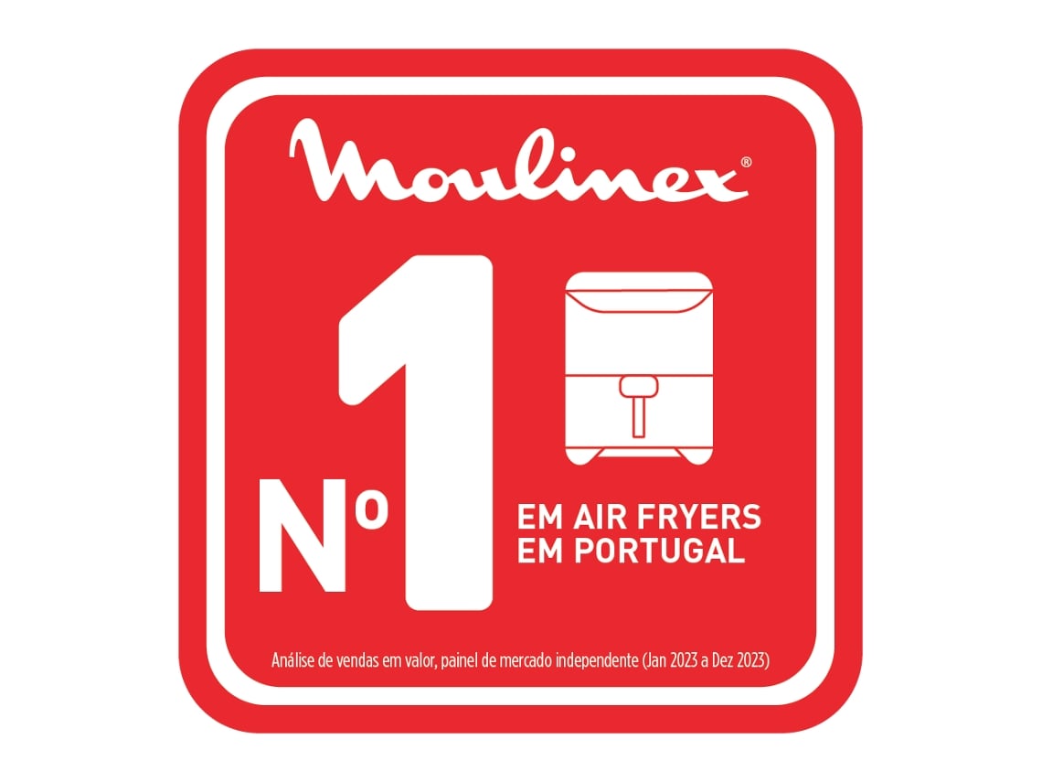 Fritadeira sem Óleo MOULINEX Easy Fry Multifunções AL606820 Digital (20 L - Preto)