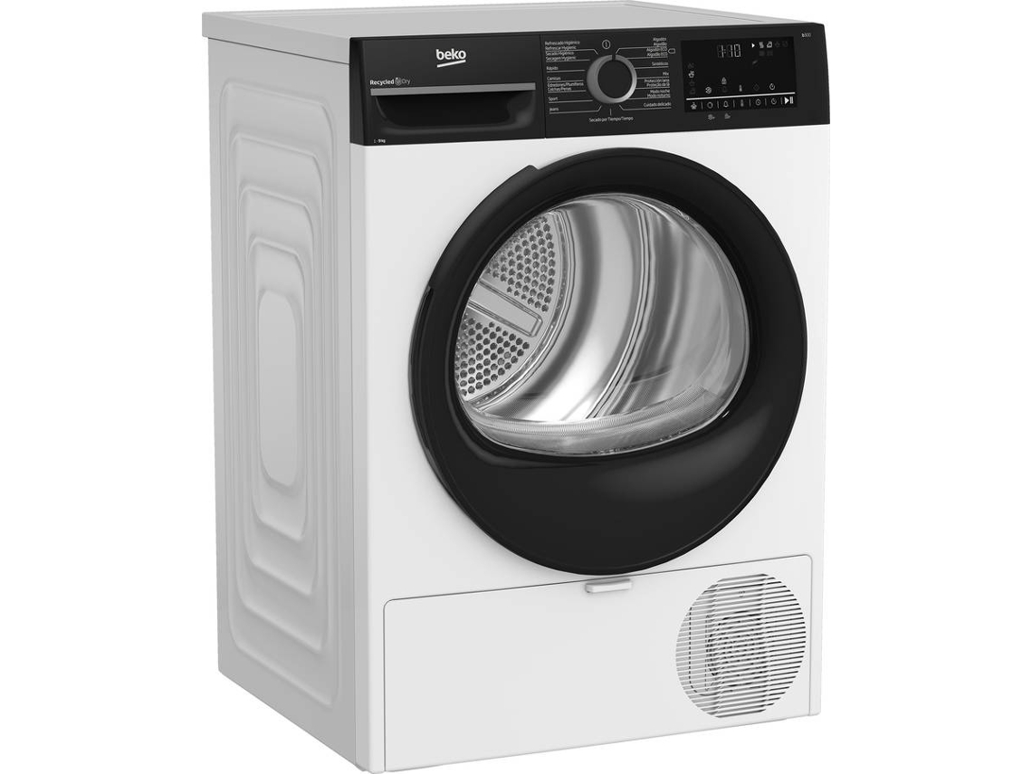Máquina de Secar Roupa BEKO BM3T49240W (9 kg - Bomba de Calor - Branco)