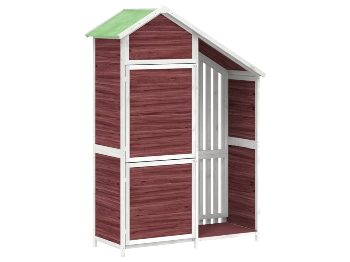Abrigo MAISON EXCLUSIVE para Ferramentas 120x53,5x170 cm Pinho Maciço Moca