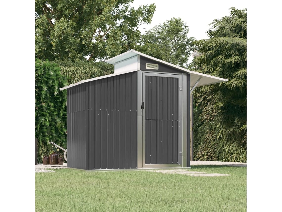 Abrigo VIDAXL Antracite Aço (270x130x208,5 cm)