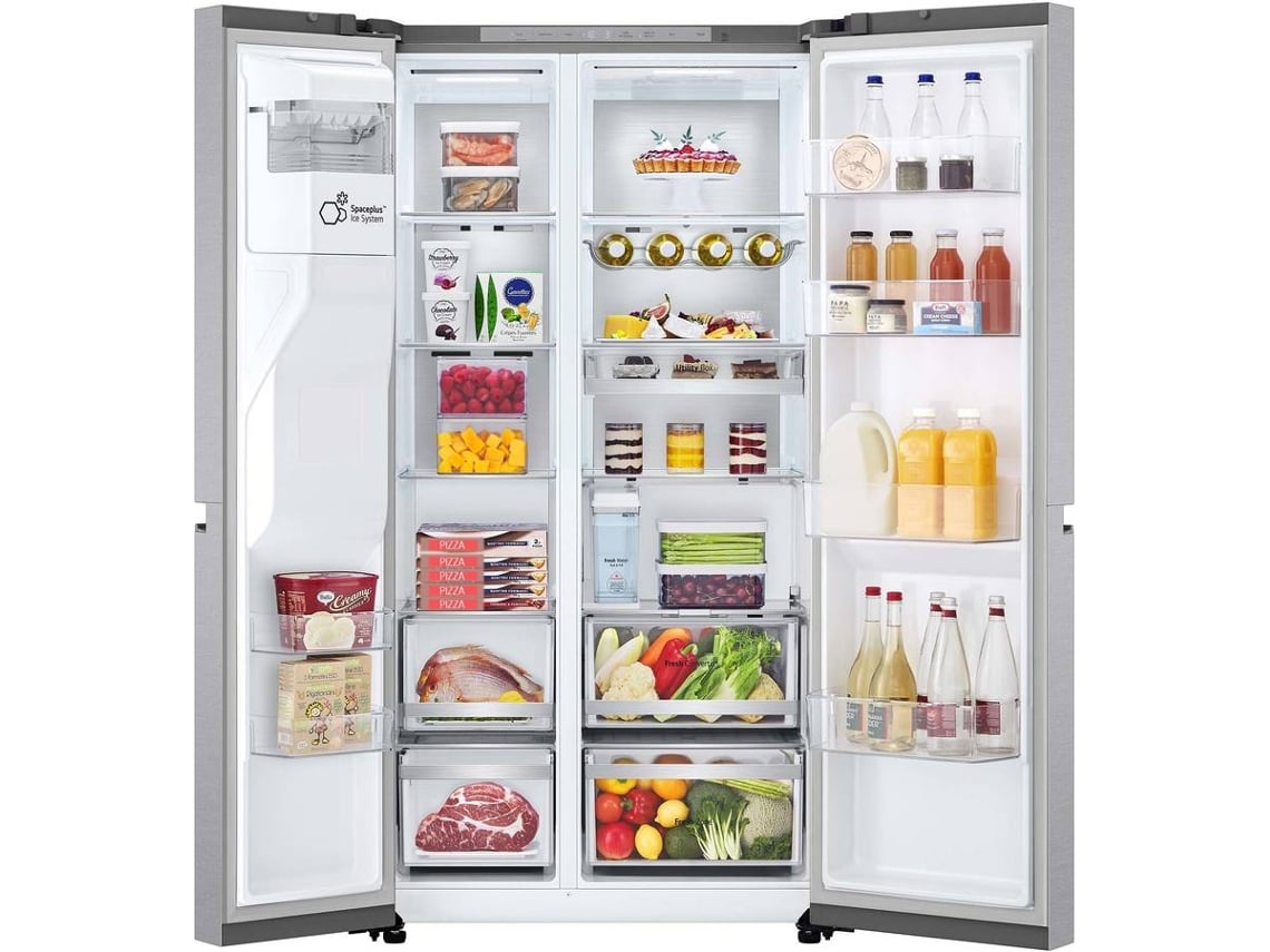 Frigorífico Americano LG GSLE91MBAC UVnano¿ DoorCooLing¿ (No Frost - 179 cm - 628 L - Cinzento)