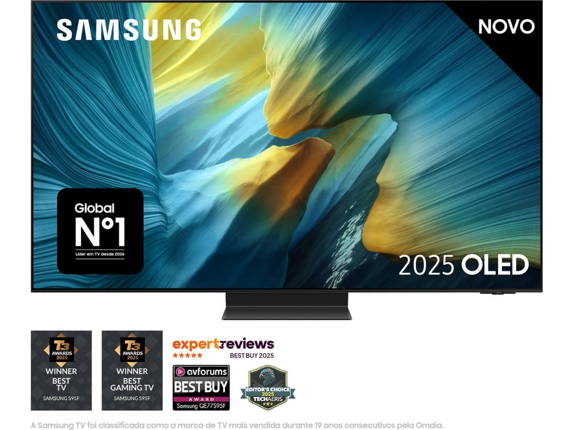 TV SAMSUNG TQ77S95FATXXC (OLED - 77'' - 196 cm - 4K - Ultra HD - Smart TV AI)